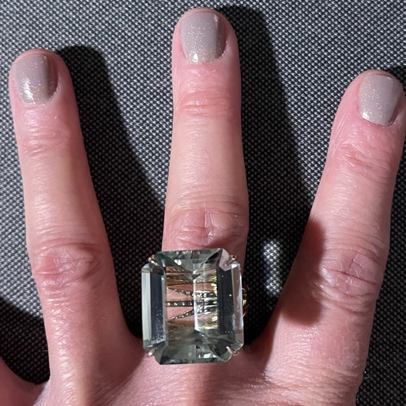 H. Stern Star Collection, 18K Rose Gold, Diamonds, Green Prasiolite Quartz! - Picture 4 of 12